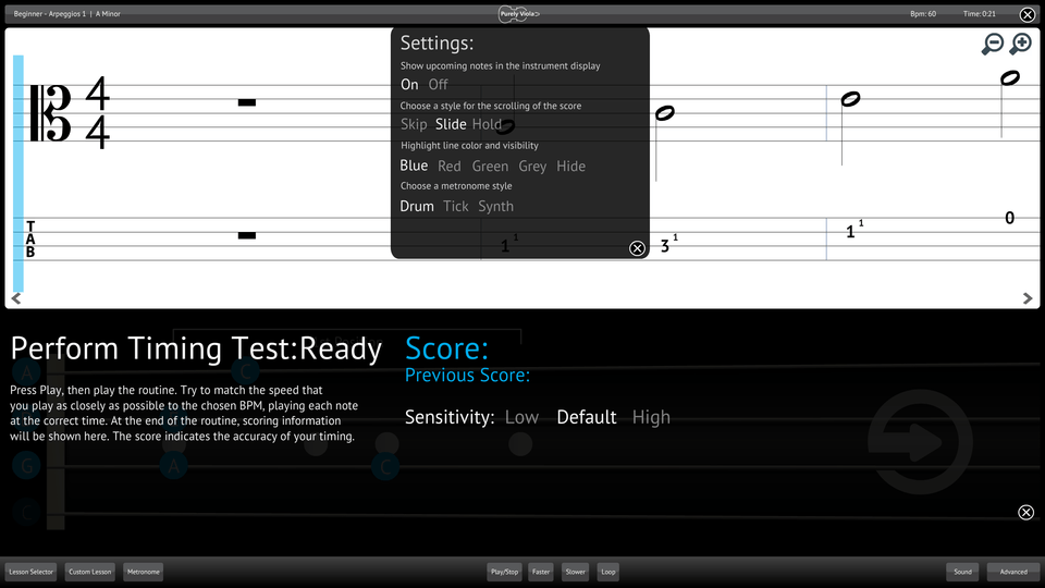 Purely Viola Screenshot Settings