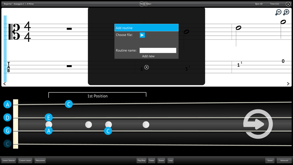 Purely Viola Screenshot Add Import Content